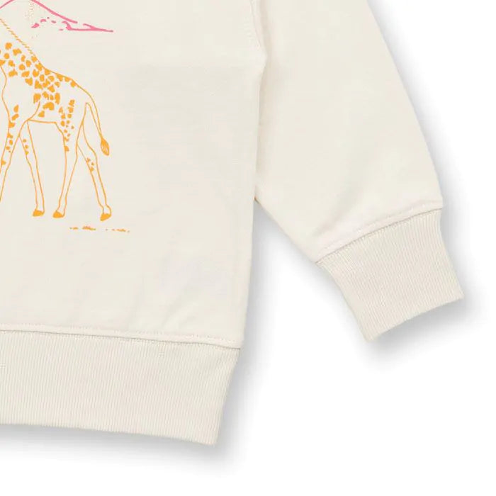 Wunderschönes Sweatshirt mit Giraffenprint von Sense Organics