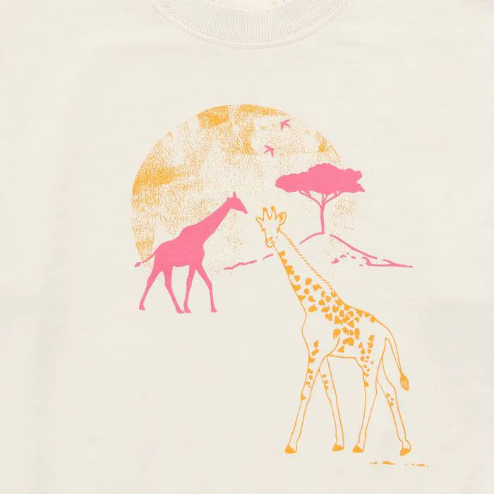 Wunderschönes Sweatshirt mit Giraffenprint von Sense Organics
