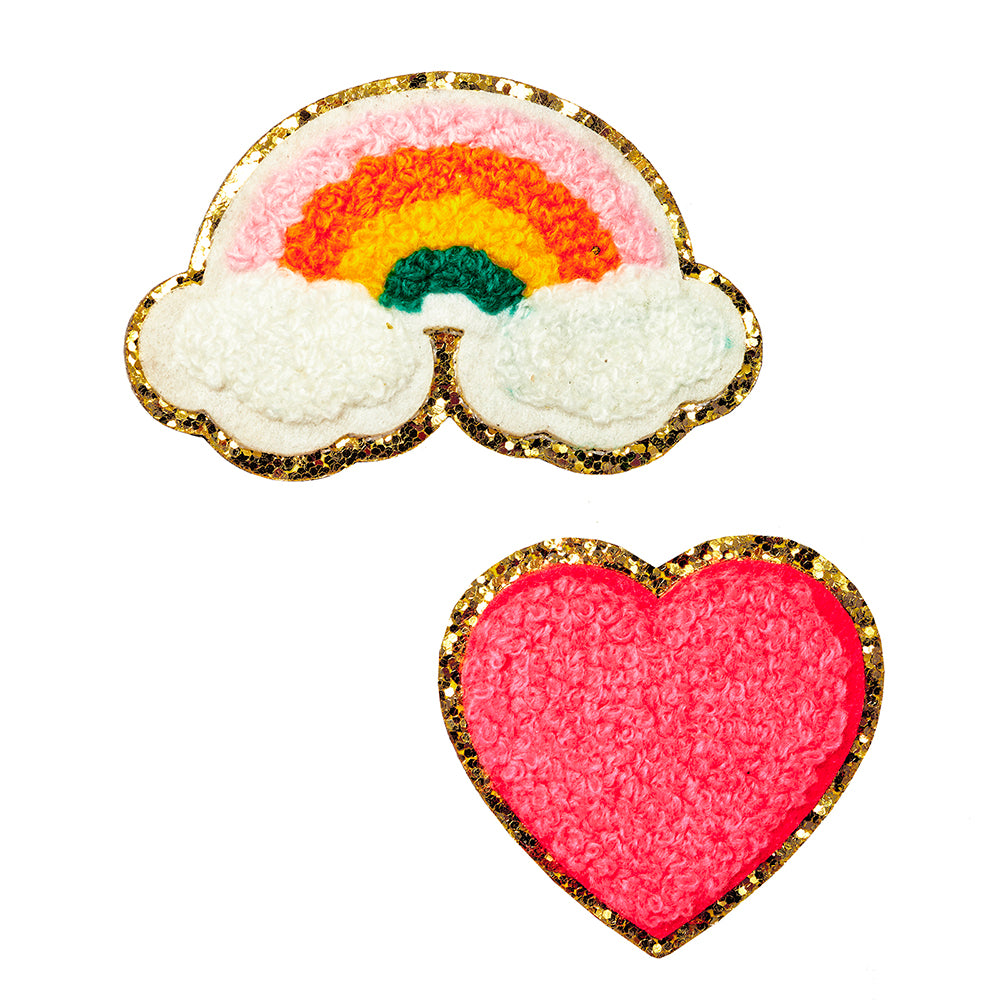 Rainbow & Heart Dekosticker von fabfabstickers